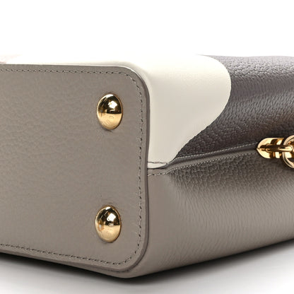 Louis Vuitton Taurillon Monogram Flower Capucines BB Galet Creme 9 of 9
