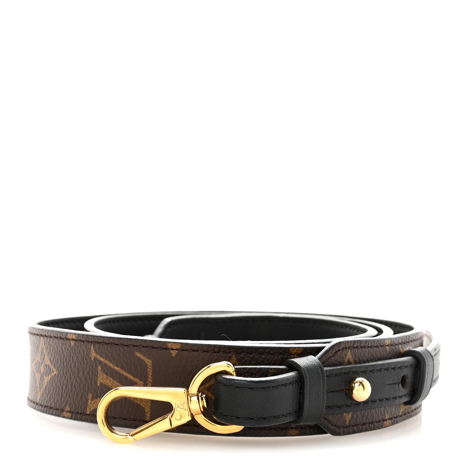 Louis Vuitton Monogram Bandouliere Shoulder Strap XL Black 1 of 4
