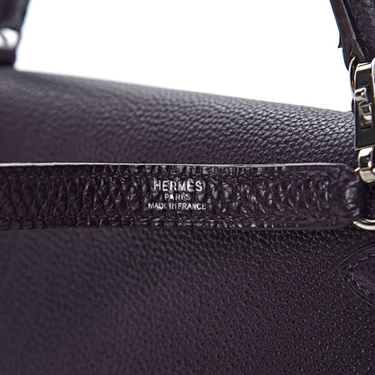 Hermes Togo Kelly Retourne 32 Raisin 9 of 17