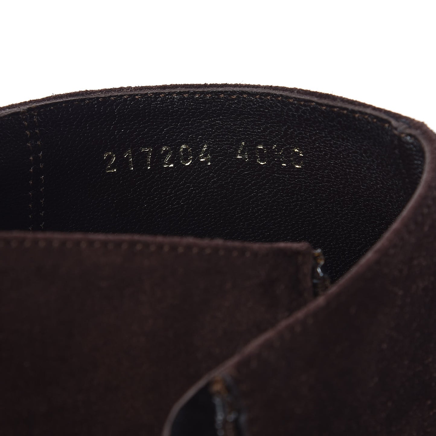 Suede Horsebit Knee High Boots 40.5 Brown