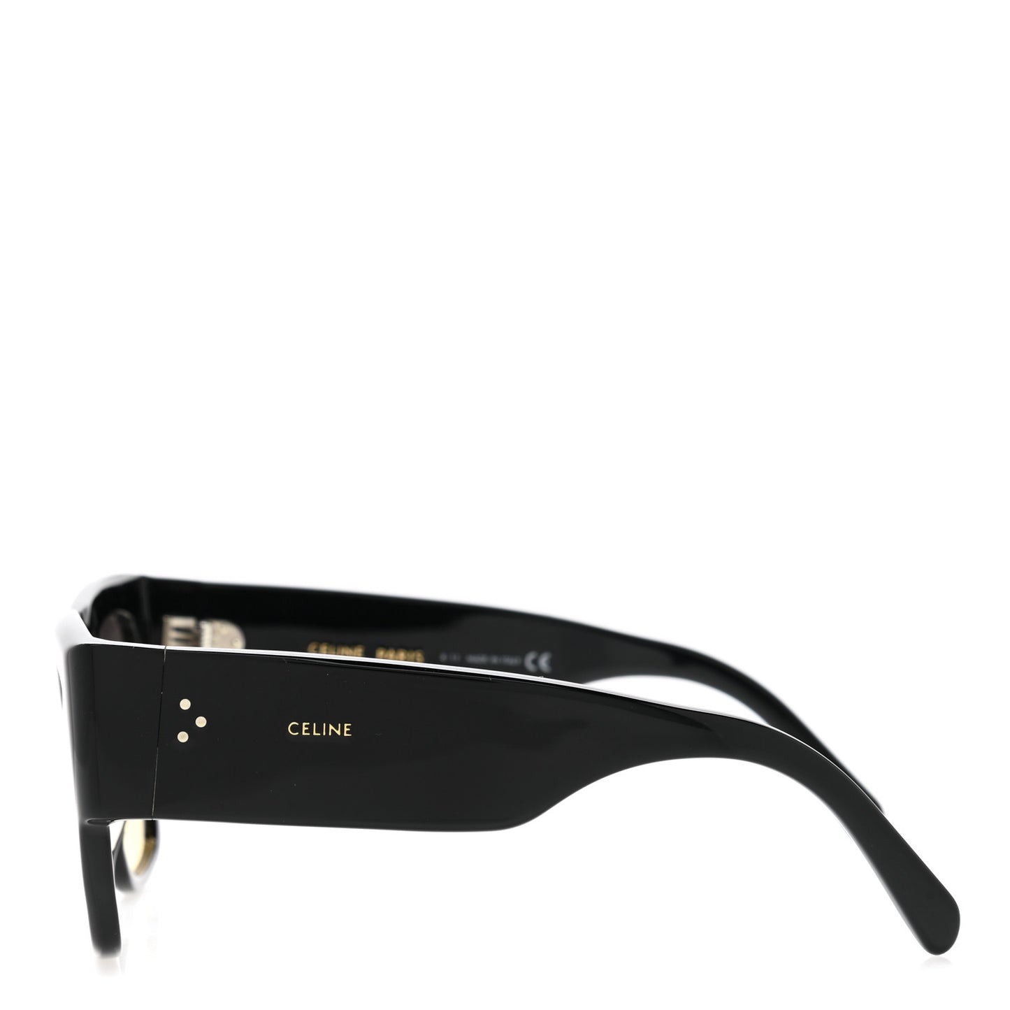 Acetate Rectangular Sunglasses CL4056IN Black