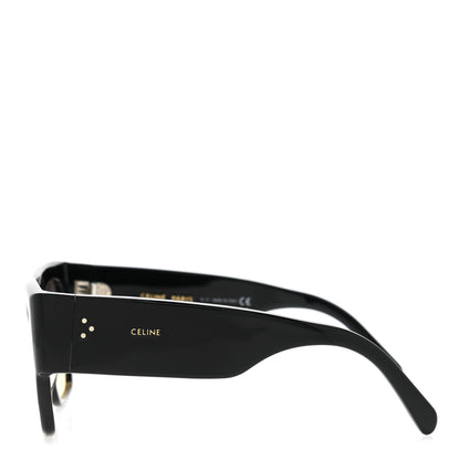 Celine Acetate Rectangular Sunglasses CL4056IN Black 3 of 7
