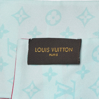 Louis Vuitton Silk Monogram Trunkit Bandeau Framboise 5 of 5