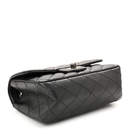 Chanel Goatskin Quilted 2.55 Reissue Mini Flap Dark Silver 3 of 10