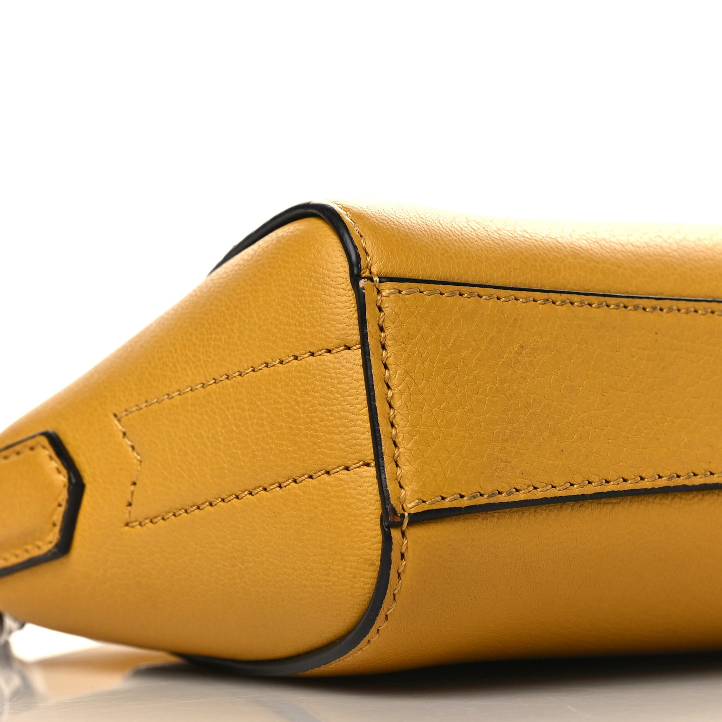 Sugar Goatskin Nano Antigona Dark Yellow