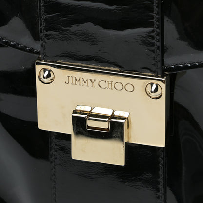 Jimmy Choo Patent Rivera Clutch Black 11 of 14