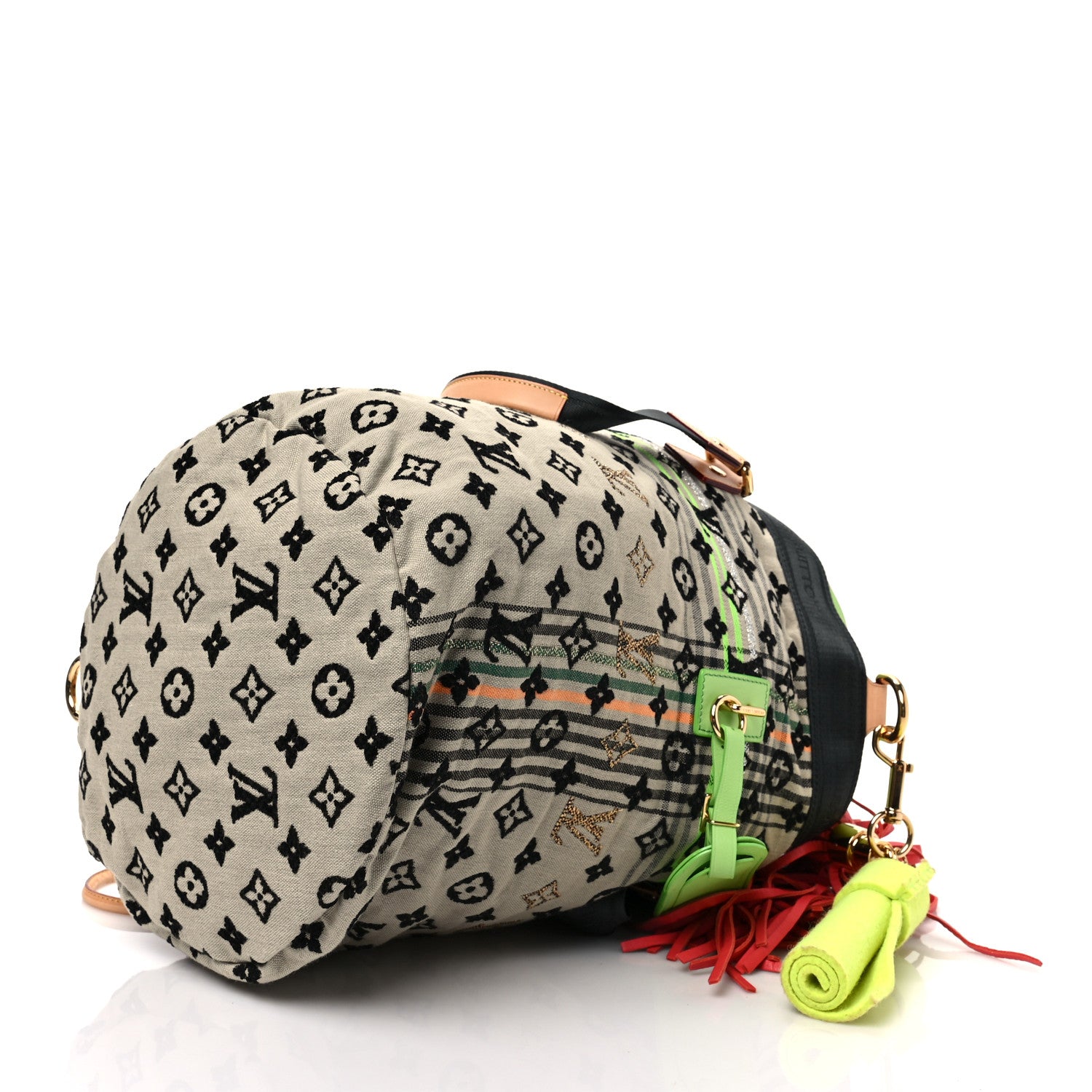 Louis Vuitton Fabric Jacquard Monogram Cheche Gypsy PM Vert 7 of 7