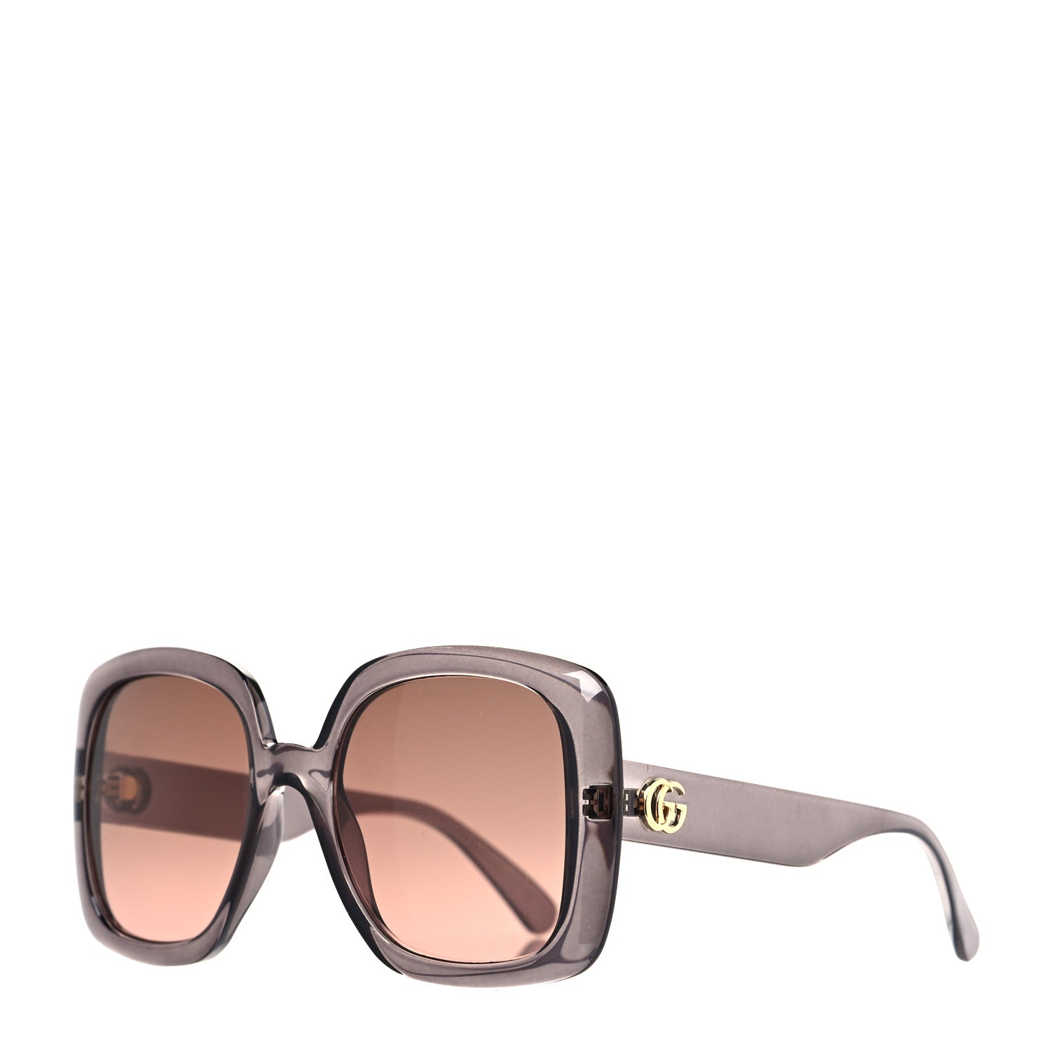 Gucci Acetate Square GG Sunglasses GG0713S Purple 1 of 8