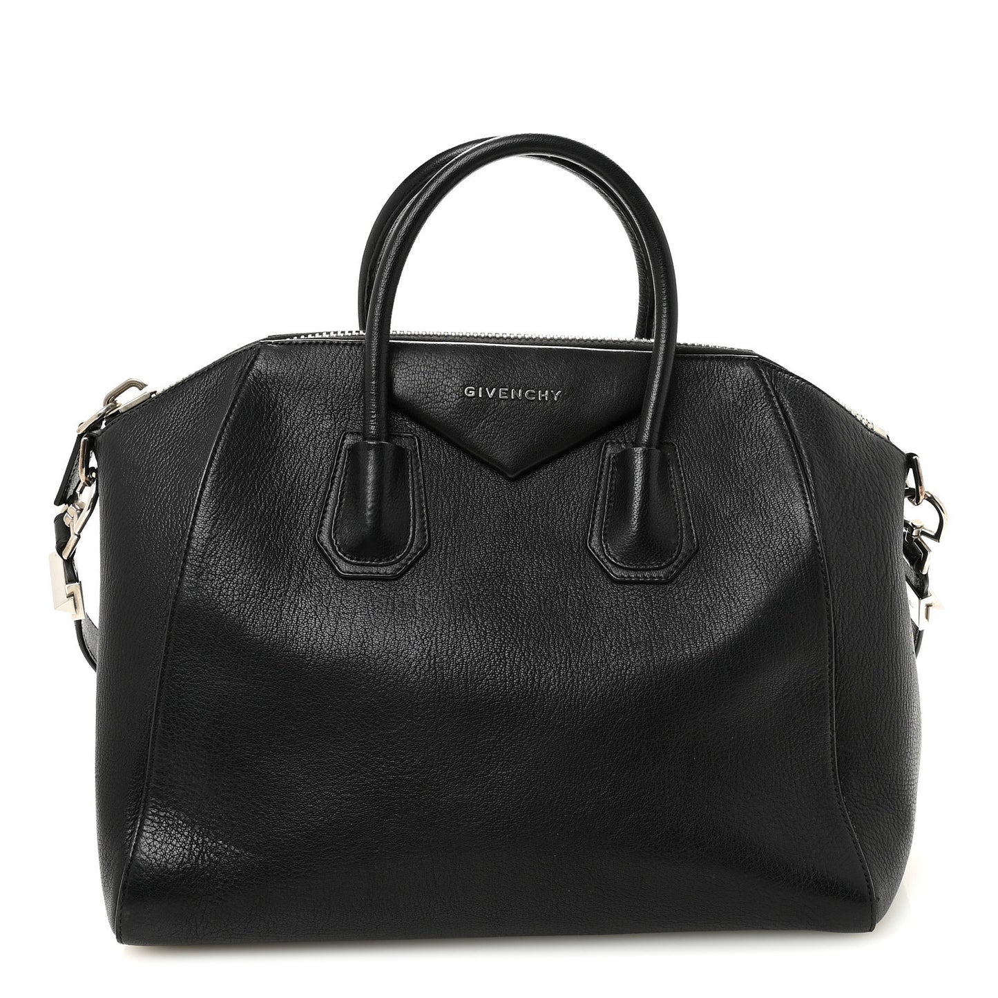 Sugar Goatskin Medium Antigona Black