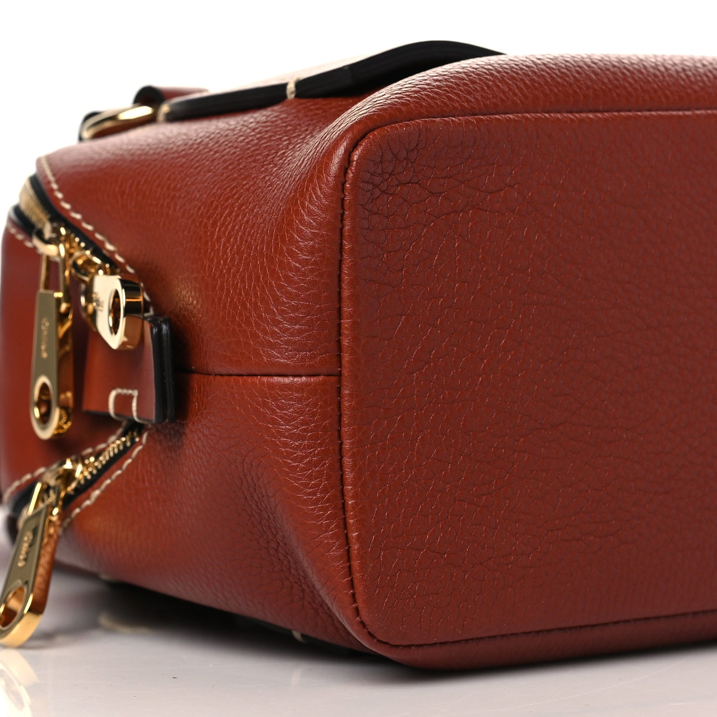 Calfskin Small Daria Sepia Brown