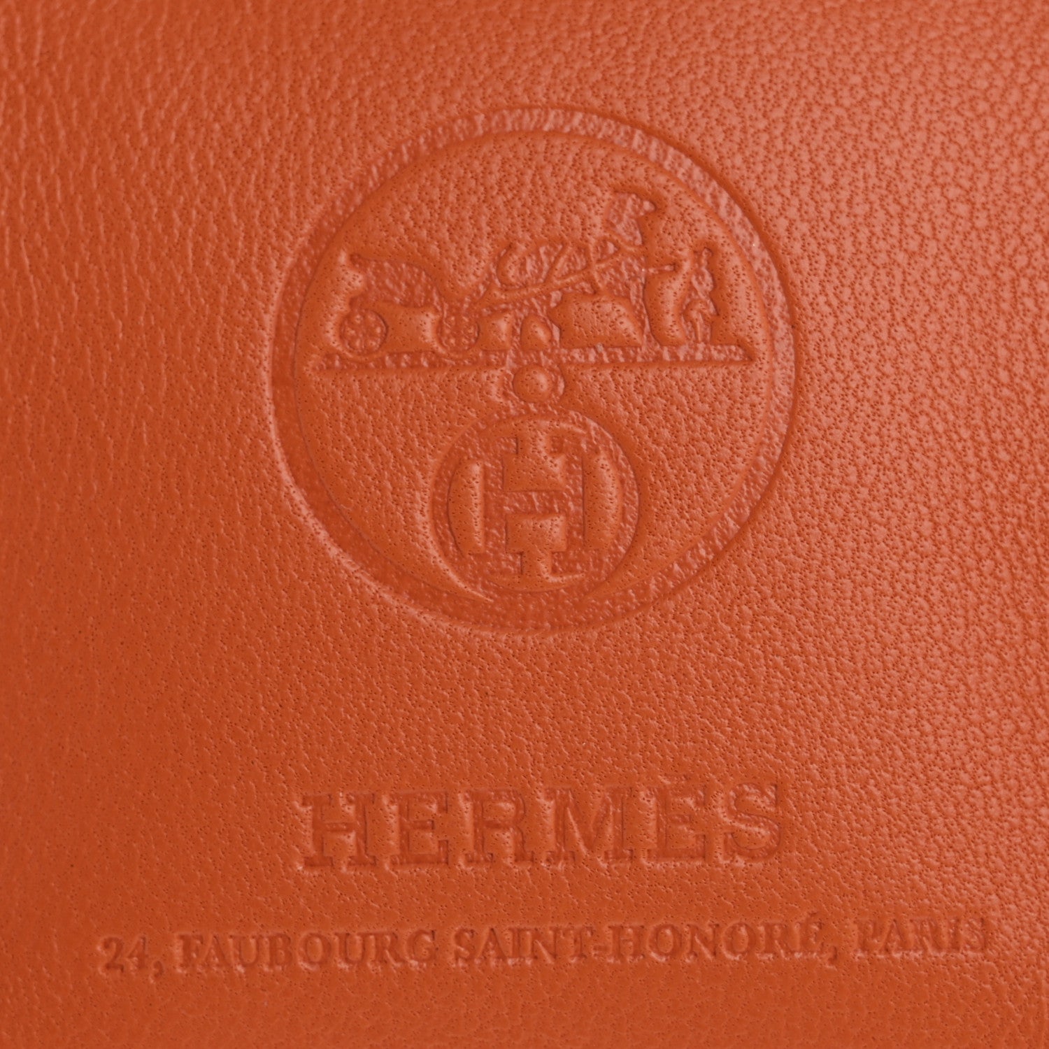 Hermes Milo Lambskin Swift Shopping Bag Charm Feu Gold 3 of 5