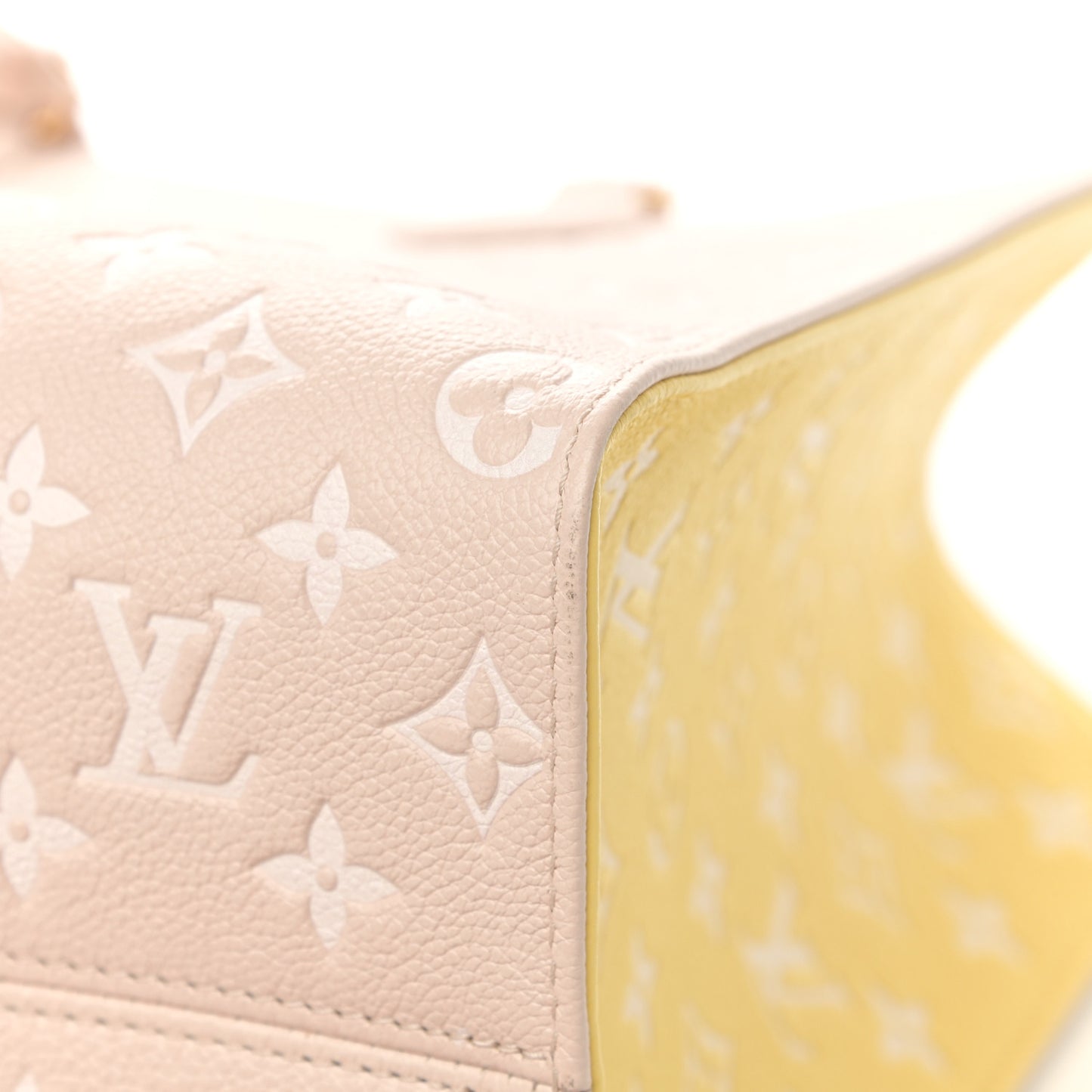 Empreinte Monogram Spring In The City Onthego MM Beige Pink Yellow