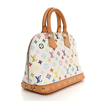 Louis Vuitton Monogram Multicolor Alma White 3 of 12