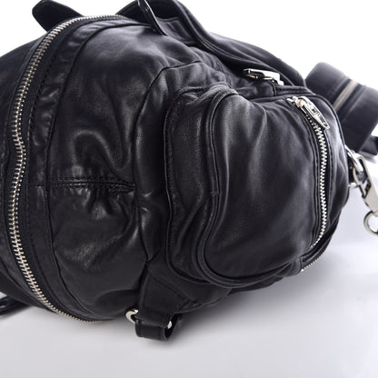 Alexander Wang Lambskin Mini Marti Backpack Washed Black Rhodium Hardware 6 of 10