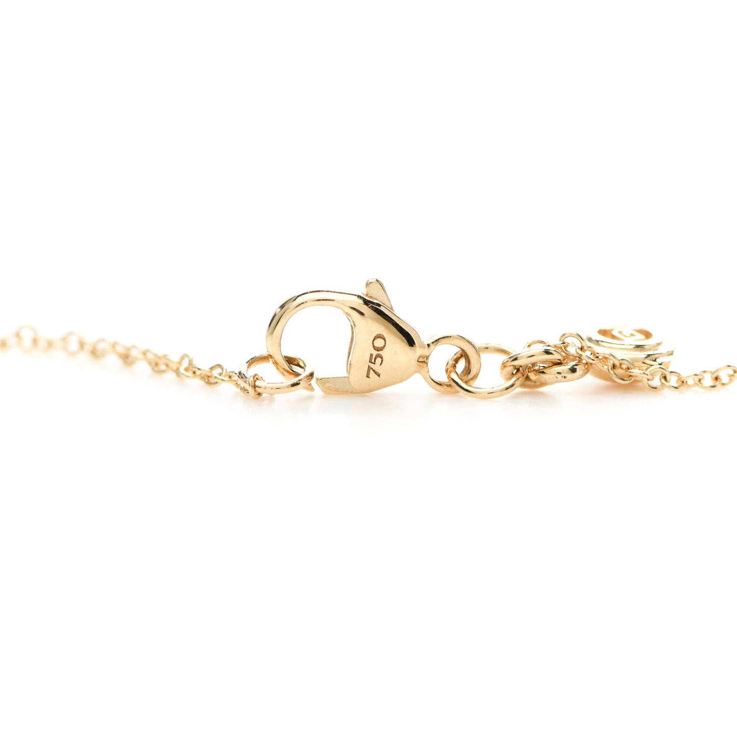 18K Yellow Gold Diamond Petite Starburst Pendant Necklace