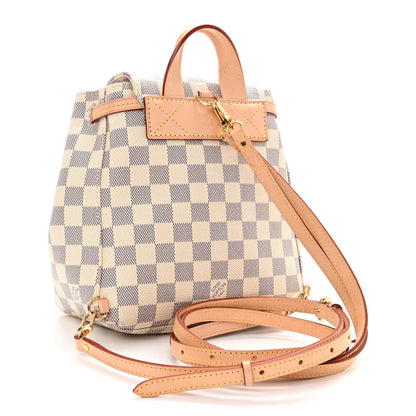 Louis Vuitton Damier Azur Sperone BB Backpack 3 of 9