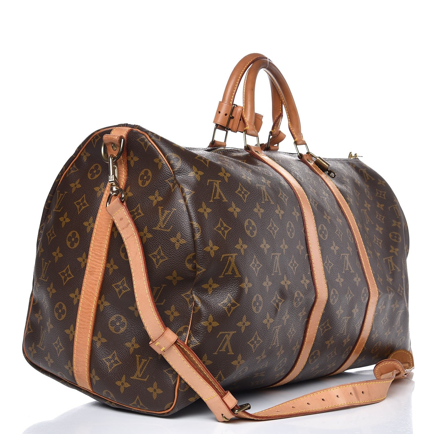 Louis Vuitton Monogram Keepall Bandouliere 55 4 of 17