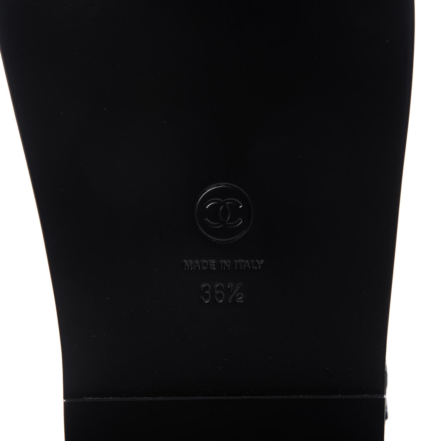 Chanel Fabric Velcro Dad Sandals 36.5 Black 7 of 10