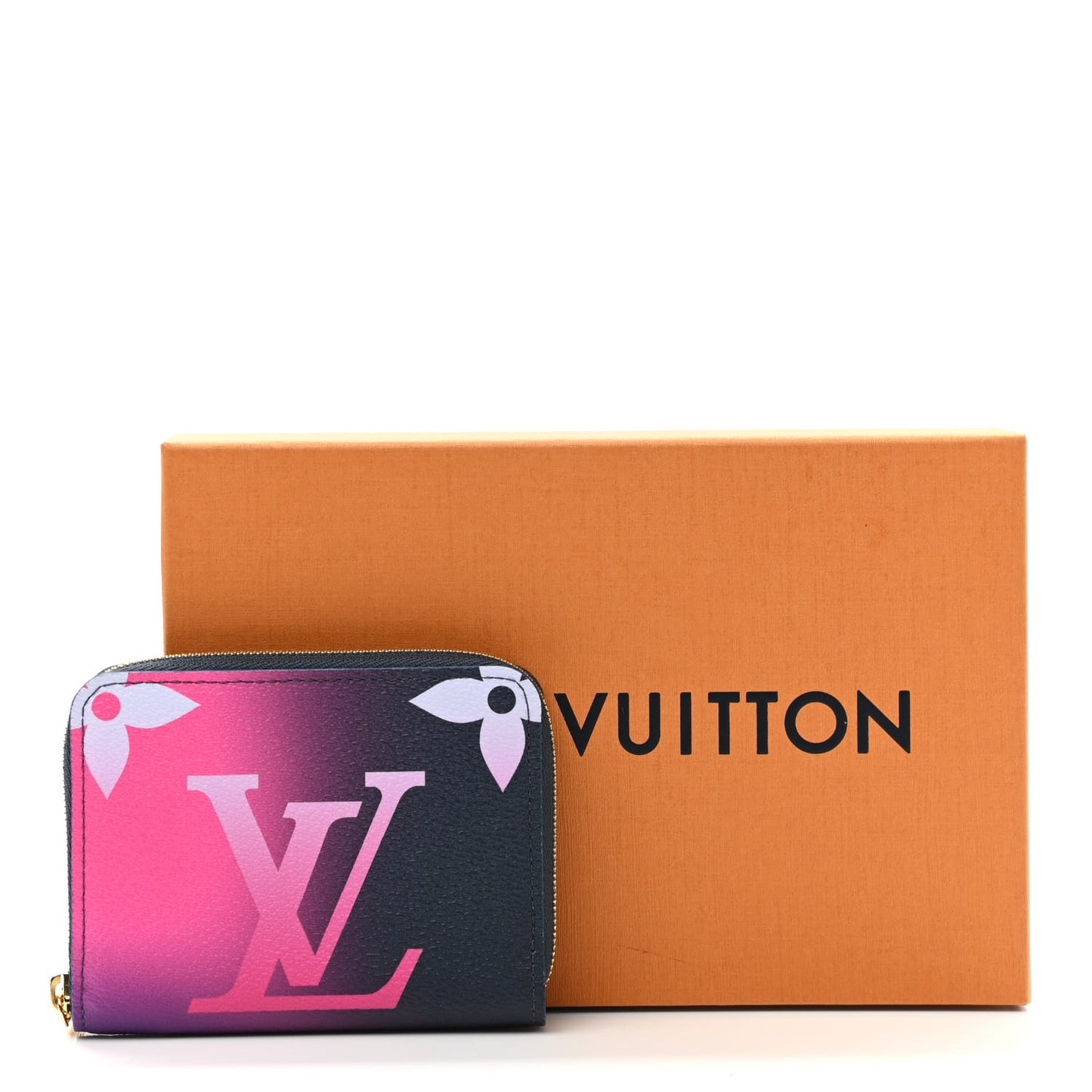 Monogram Giant Spring In The City Zippy Coin Purse Midnight Fuchsia