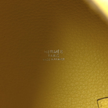 Hermes Taurillon Clemence Picotin Lock 18 PM Lime 6 of 12