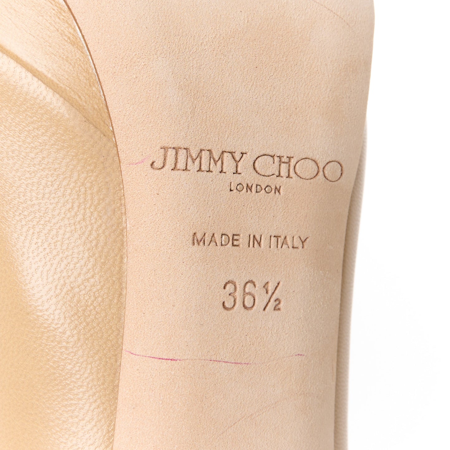 Kid Luna 110 Platform Peep Toe Pumps 36.5 Nude