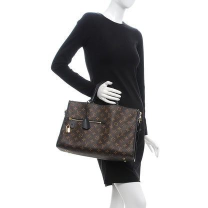 Louis Vuitton Monogram Popincourt MM Black 3 of 8