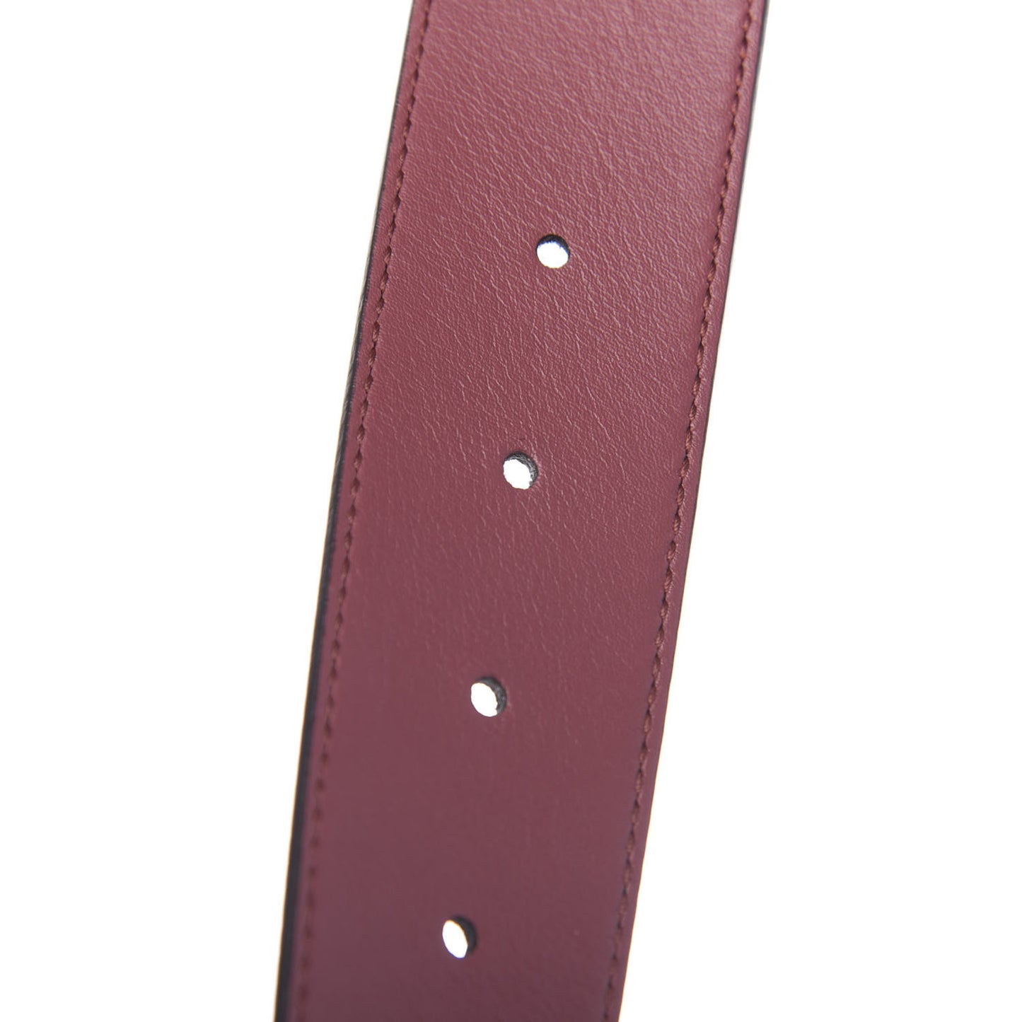 GG Supreme Monogram Blooms Moon Calfskin Interlocking G 37mm Belt 95 38 Beige Ebony Multicolor Dry Rose