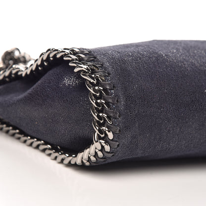 Stella McCartney Shaggy Deer Mini Falabella Fold Over Tote Navy 6 of 11