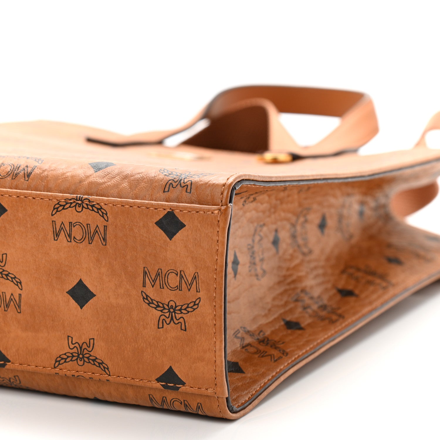 MCM Visetos Klassik Tote Cognac 11 of 11