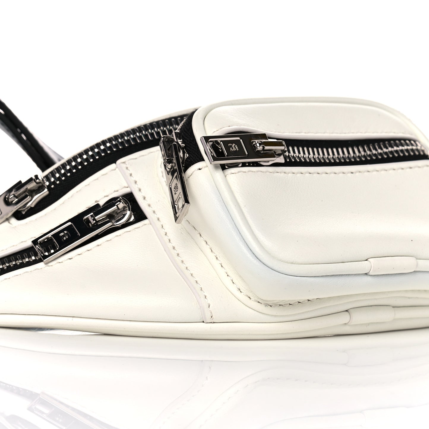 Lambskin Mini Attica Belt Bag White