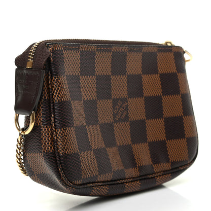 Louis Vuitton Damier Ebene Mini Pochette Accessories 3 of 8