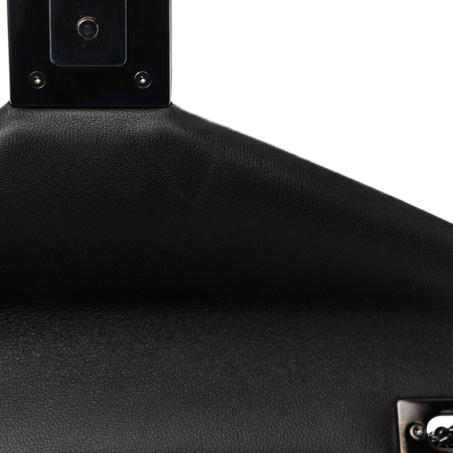 VALENTINO GARAVANI Nappa Tonal One Stud Chain Shoulder Bag Black