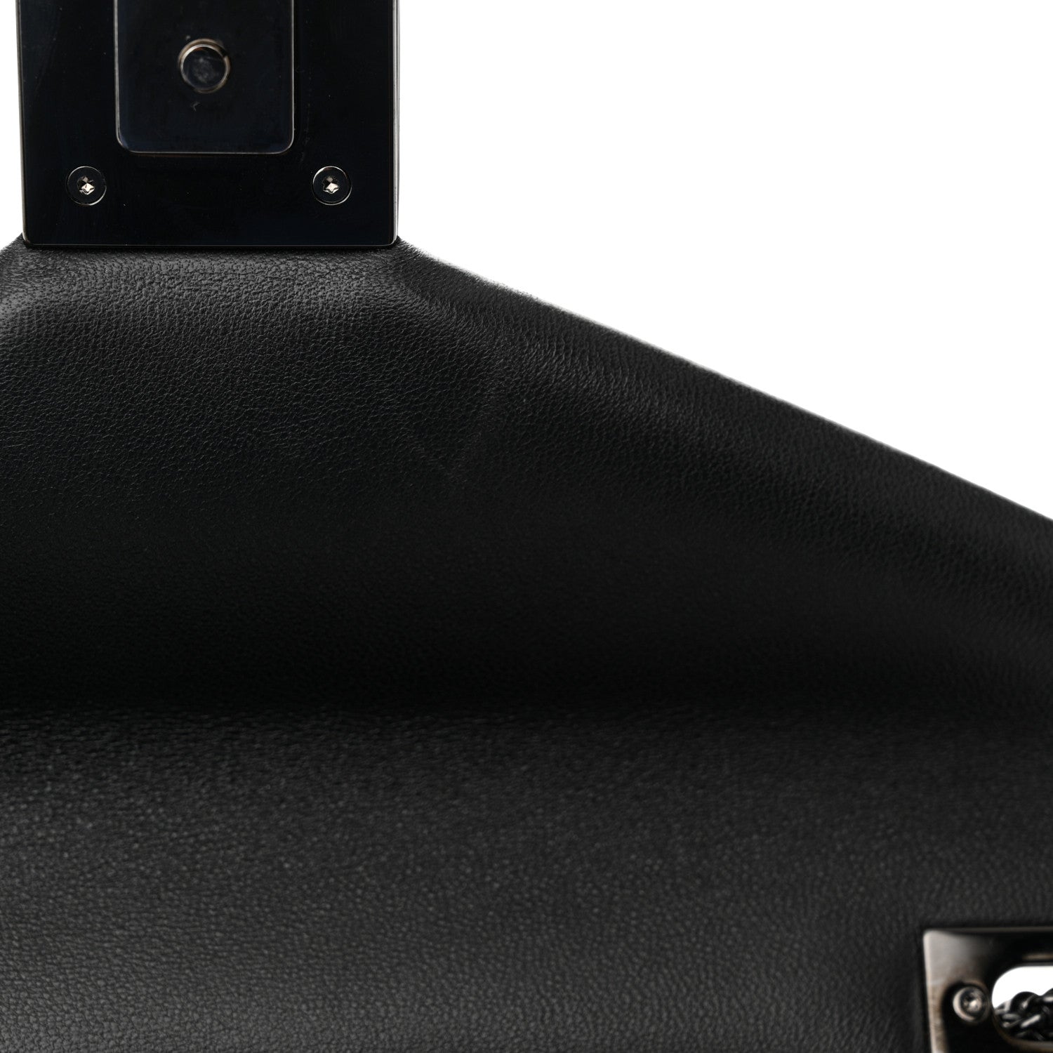 Valentino Garavani VALENTINO GARAVANI Nappa Tonal One Stud Chain Shoulder Bag Black 14 of 15