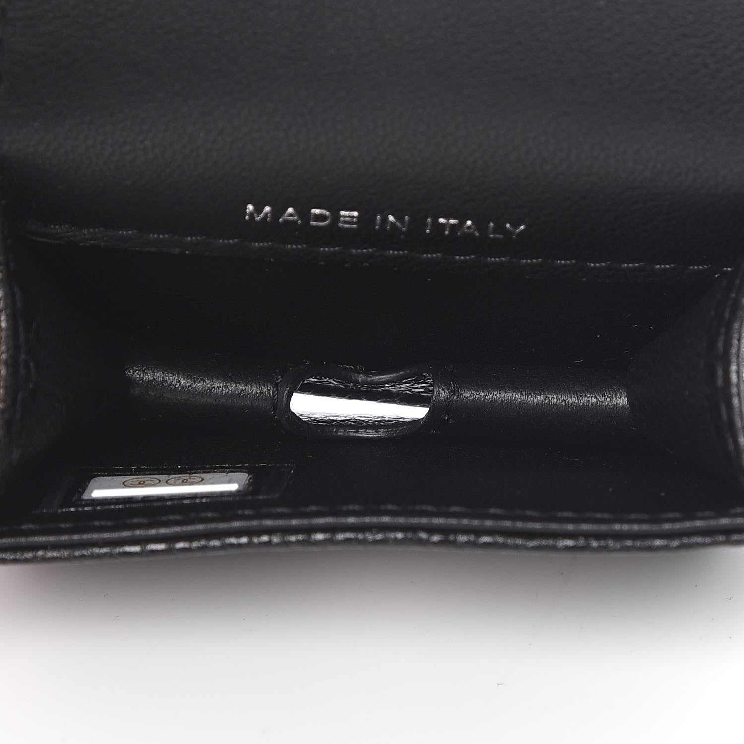 Chanel Caviar Camellia Embossed Airpods Pro Case Black 5 of 9