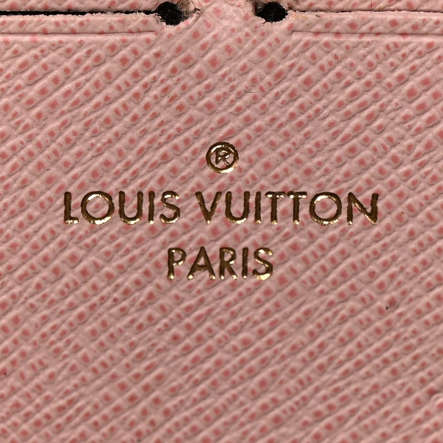 Monogram Clemence Wallet Rose Ballerine