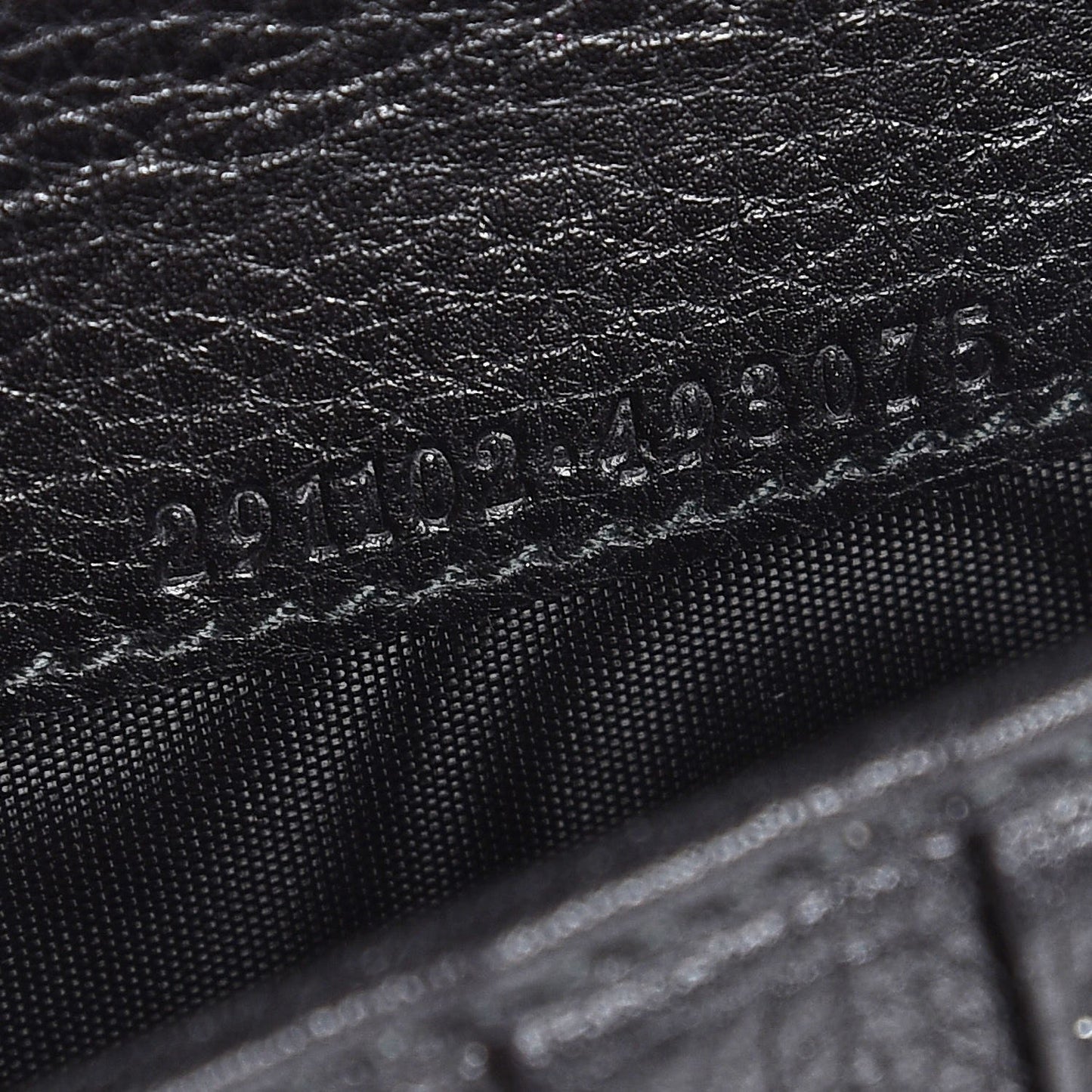 Calfskin Soho Zip Around Wallet Black