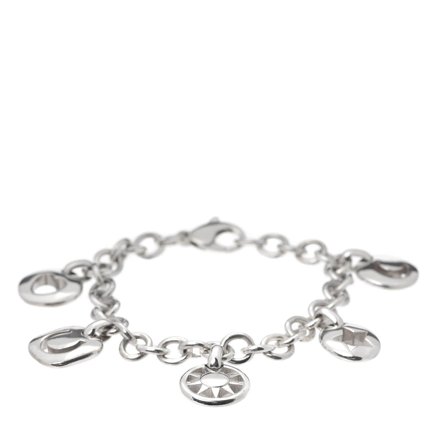 Tiffany Sterling Silver Stencil Charm Bracelet 1 of 5