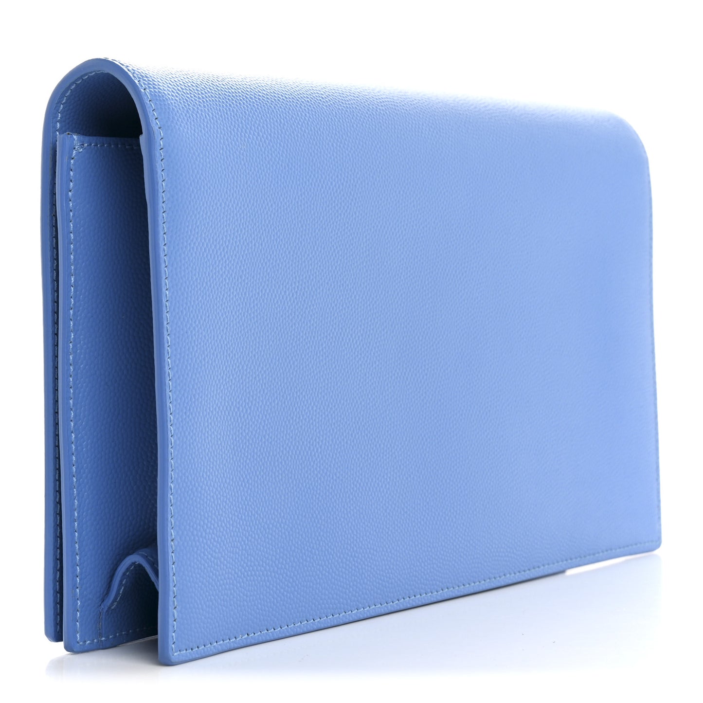 Grain De Poudre Classic Kate Monogram Clutch Blue Clair