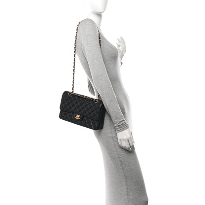 Chanel Caviar Quilted Medium Double Flap Black 2 of 11