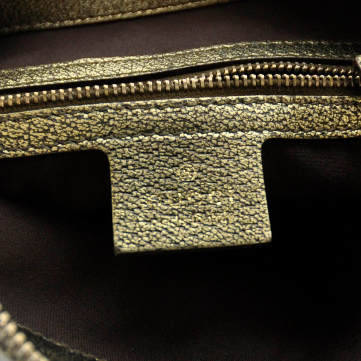 Monogram Bamboo Ring Hobo Metallic