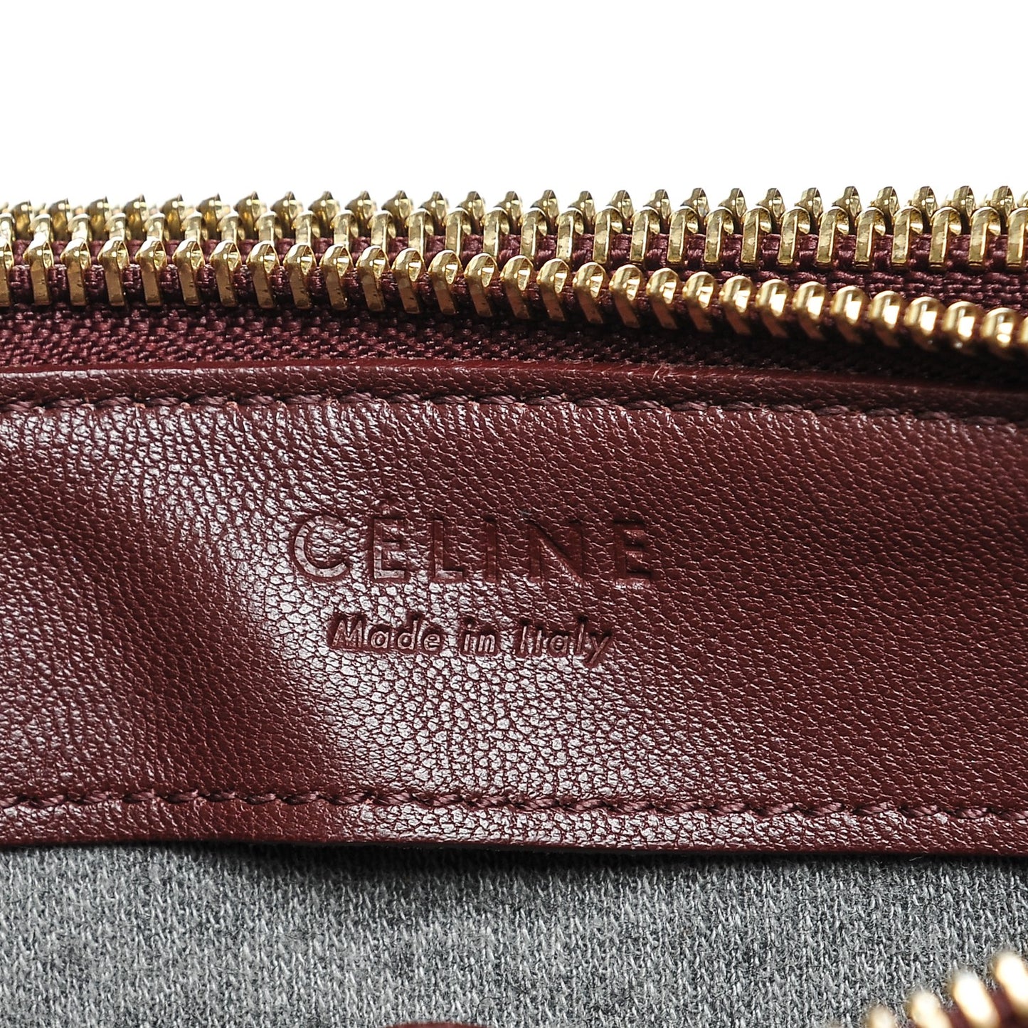 Smooth Lambskin Small Trio Crossbody Bag Burgundy