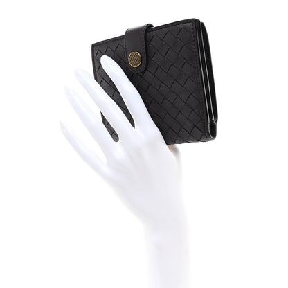 Bottega Veneta Nappa Intrecciato French Compact Wallet Grape 2 of 7