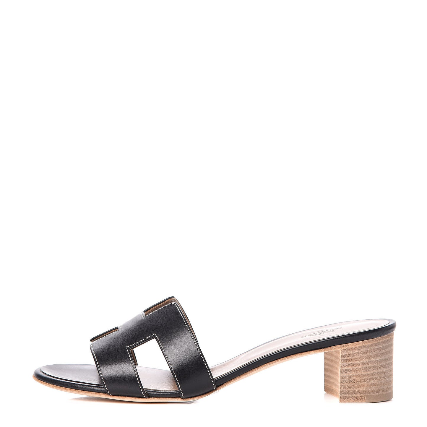 Calfskin Oasis Sandals 38.5 Black