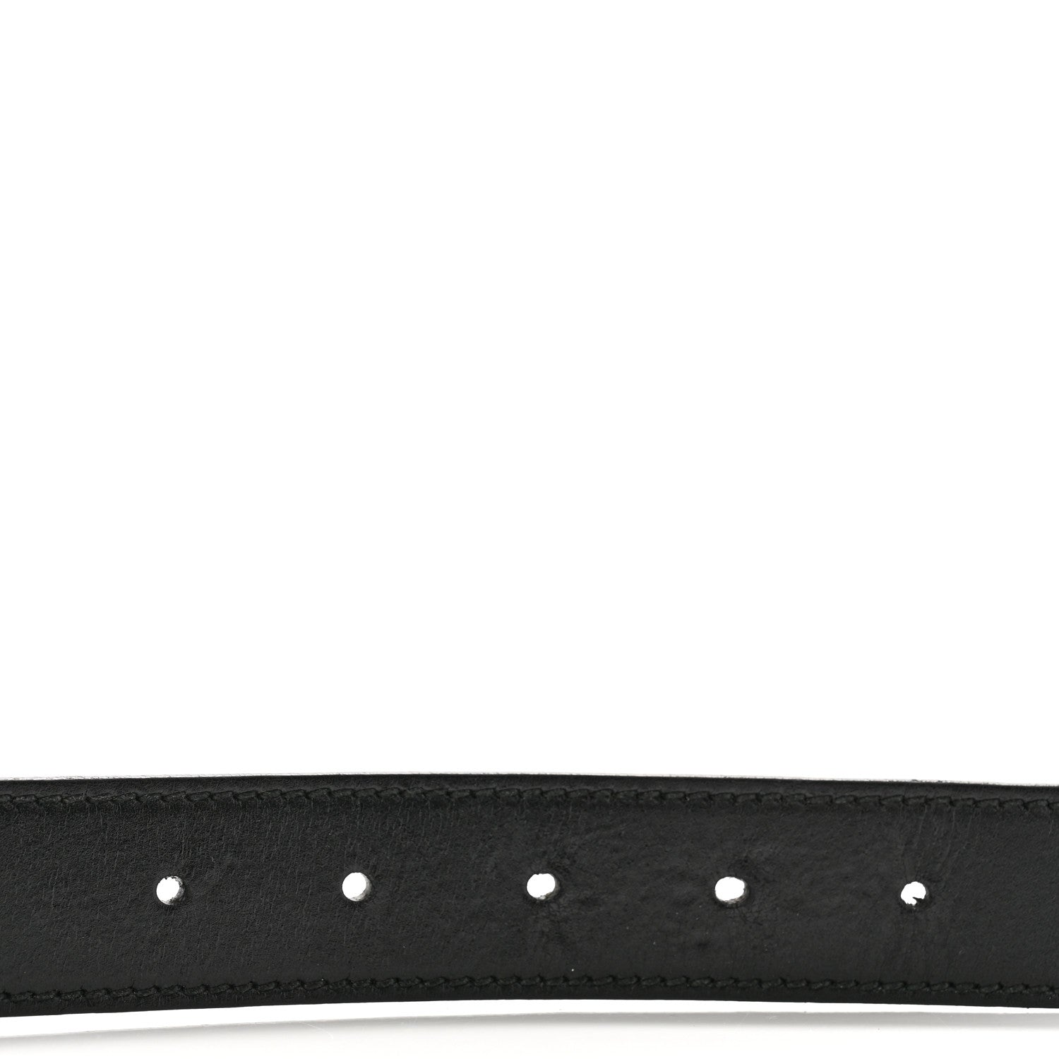 Gucci Calfskin Interlocking G Belt 80 32 Black 3 of 7