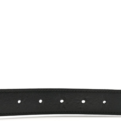 Gucci Calfskin Interlocking G Belt 80 32 Black 3 of 7