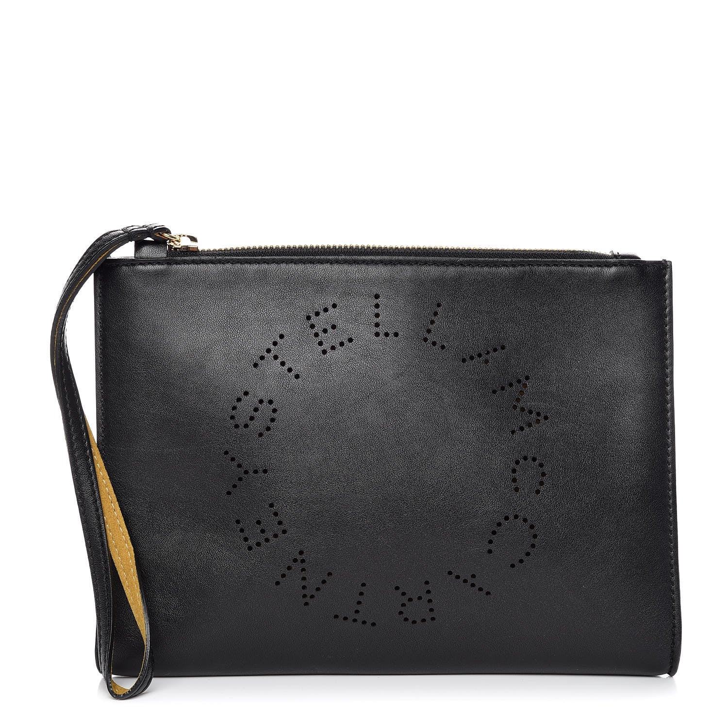 Stella McCartney Alter Nappa Logo Pouch Black 1 of 10