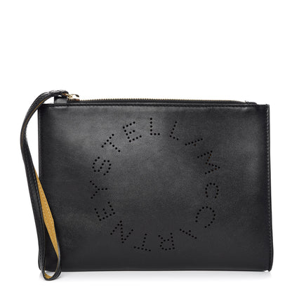 Stella McCartney Alter Nappa Logo Pouch Black 1 of 10