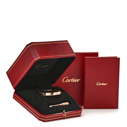 Cartier 18K Pink Gold LOVE Bracelet 17 7 of 7