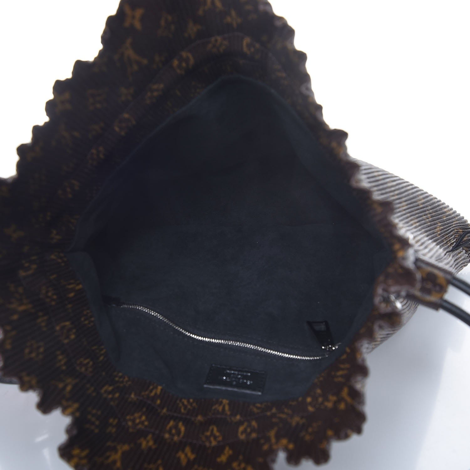 Louis Vuitton Monogram Canvas Pleated Explorer Bag MM 5 of 7