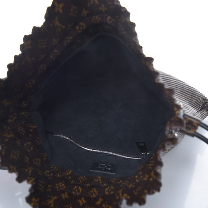 Louis Vuitton Monogram Canvas Pleated Explorer Bag MM 5 of 7